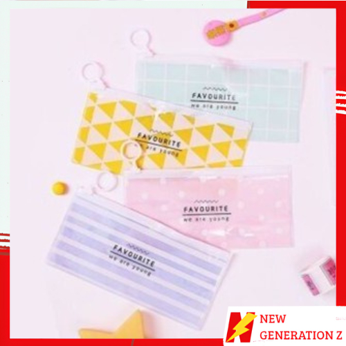 

NGZ Tempat Pensil Pulpen Transparan Ziplock Karakter Serbaguna Pouch Zip Lock Penyimpanan Kosmetik Pouch Zipper Pencil Case Tempat Penyimpanan Alat Tulis Murah