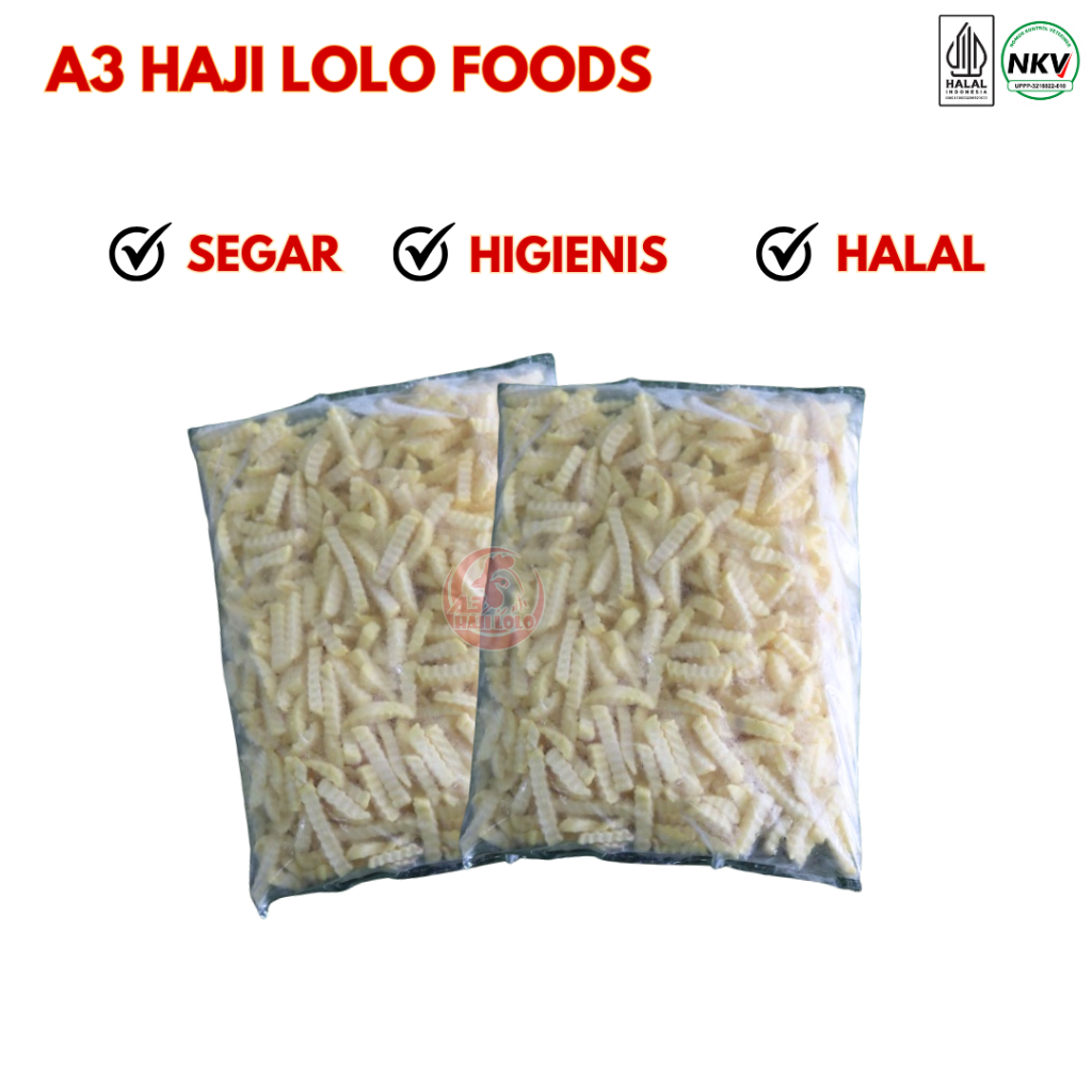 

Kentang Crinkle A3 2,5 Kg P