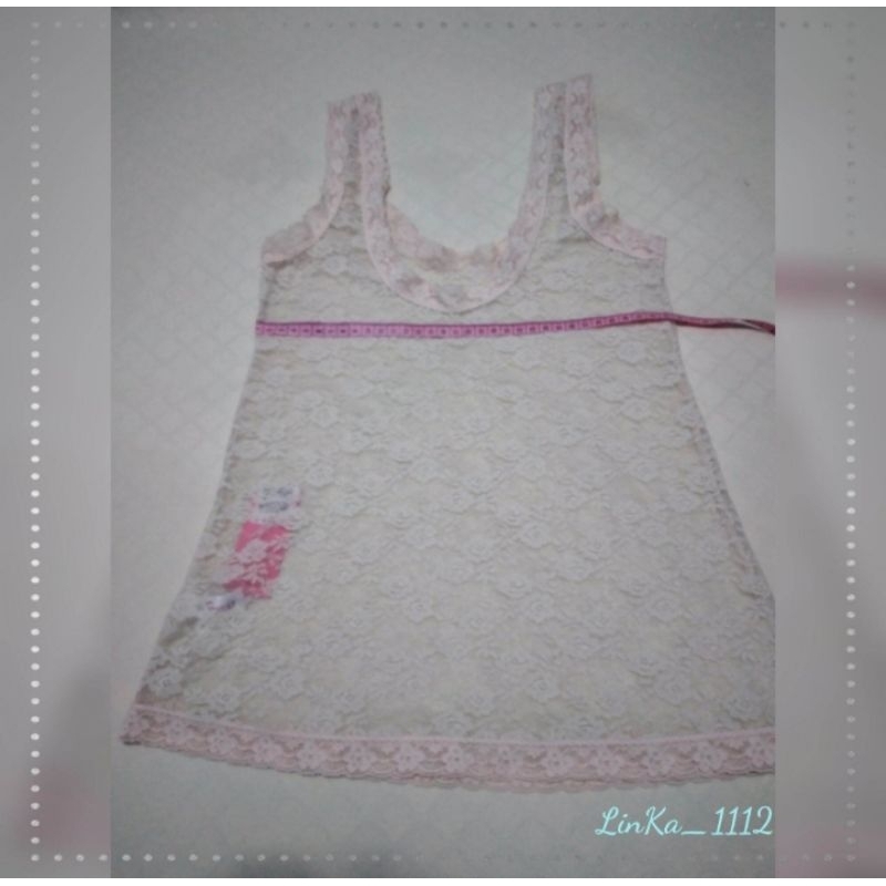 SINGLET WANITA TANK TOP KAOS DALAM VALENTINE SECRET SIZE M
