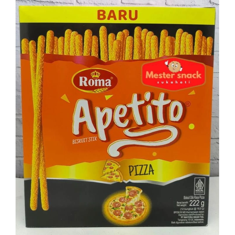 

Roma Apetito Pizza Biskuit Stik isi 12pcs