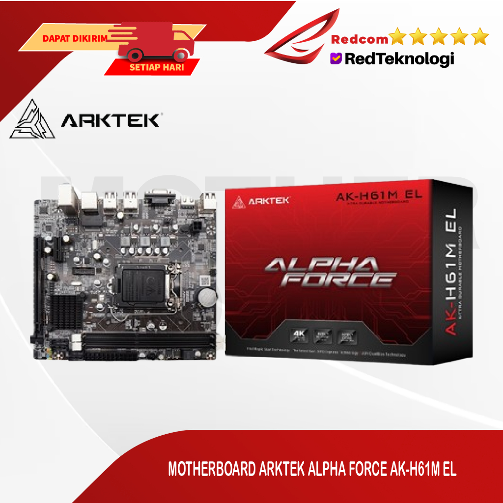 MOTHERBOARD ARKTEK ALPHA FORCE AK-H61M EL