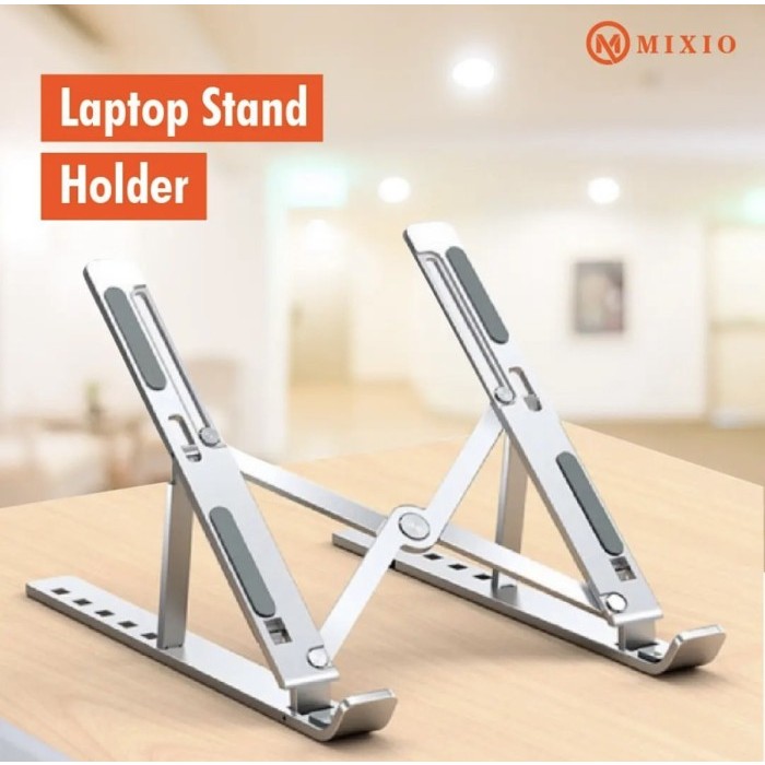 Portable laptop stand - Dudukan Laptop Aluminium - Meja Laptop
