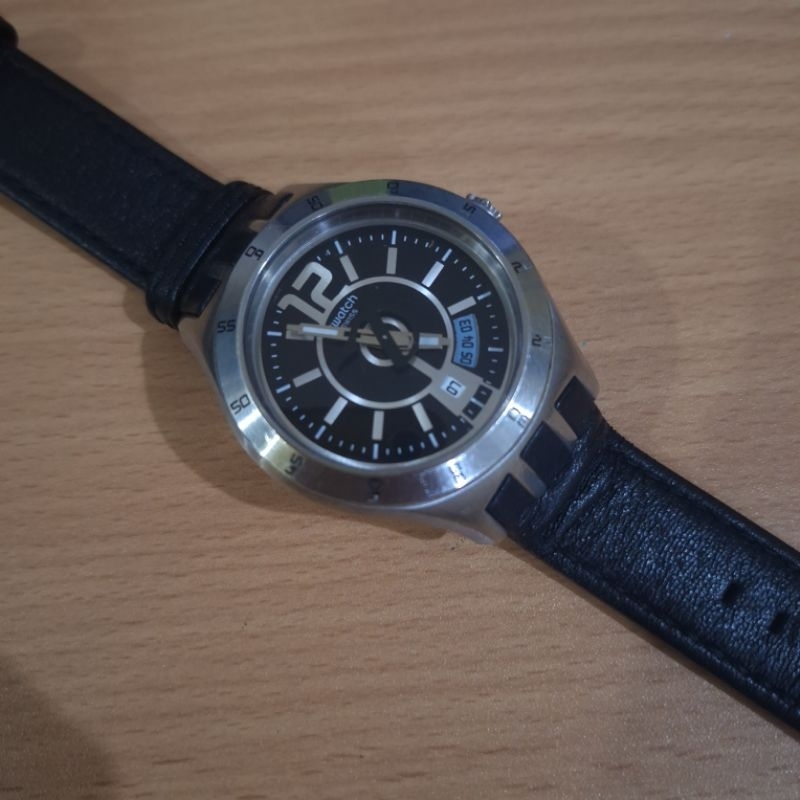 Swatch YTS400 Classic Mode Jam Tangan Pria Preloved Authentic