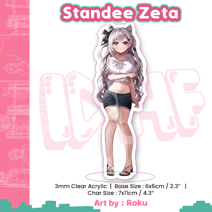 

Standee Zeta Casual - Standee Hololive - Roku