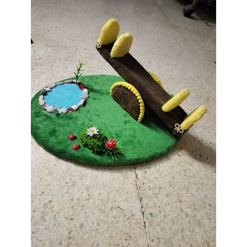 Rumah sumiko, alas sumiko, Ayunan boneka diy, alas boneka