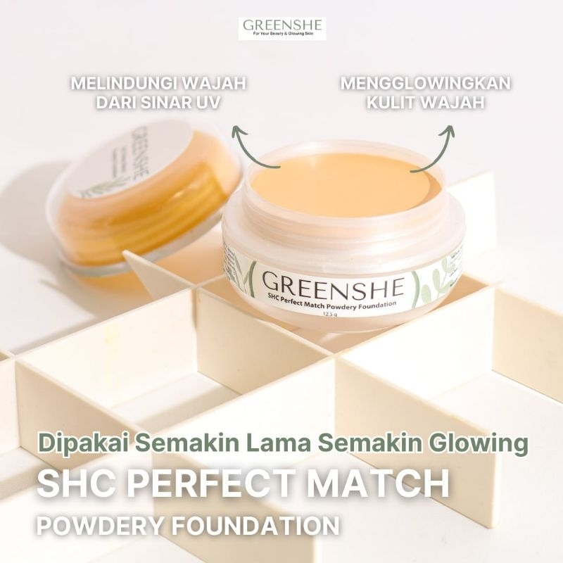 GREENSHE SHC PERFECT MATCH POWDERY FOUNDATION