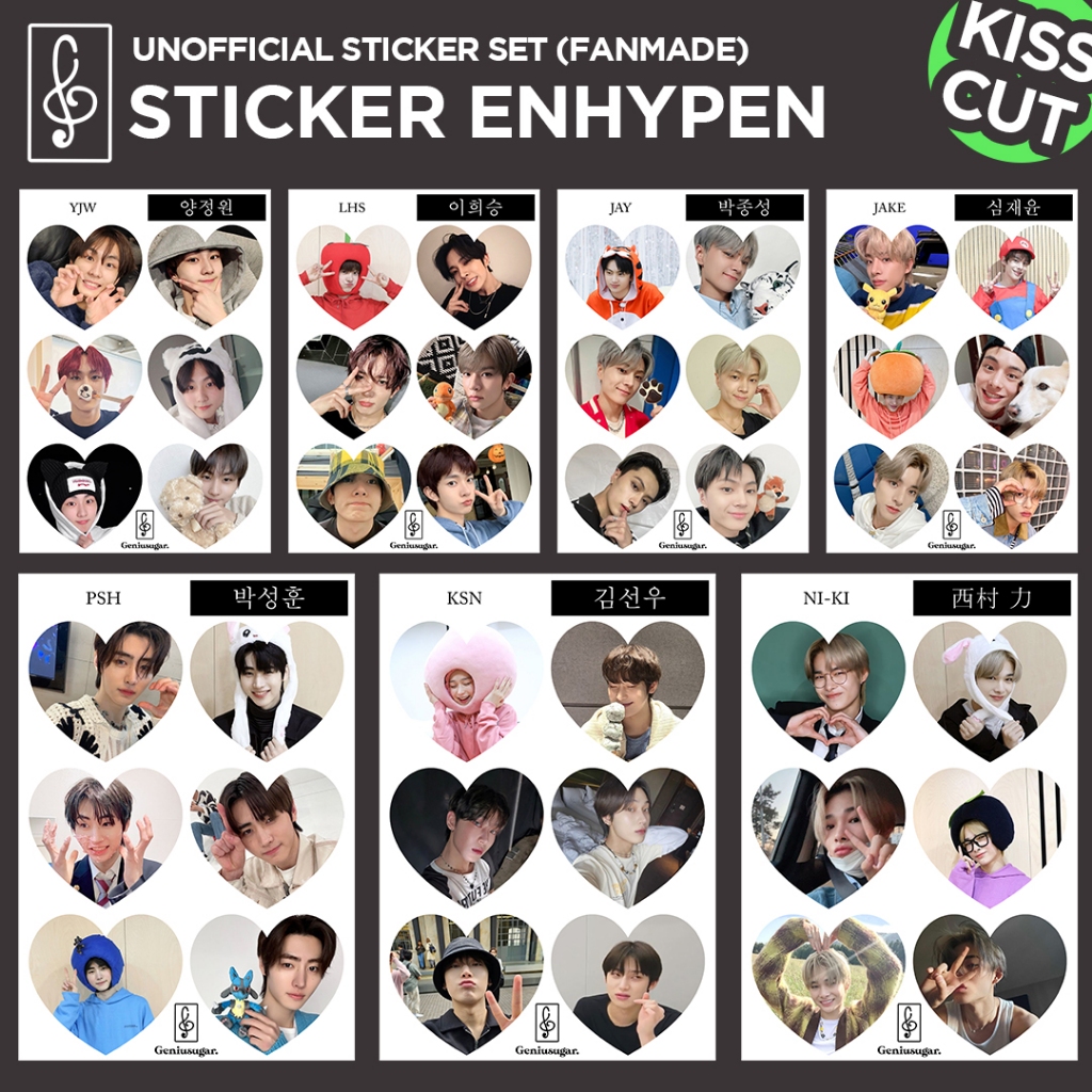

[LOVE EN-] STICKER KISS CUT SELKOR DECO KPOP