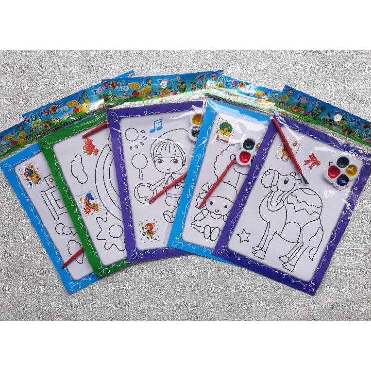 

ART W14K mewarnai cat air lukis isi 2 pcs