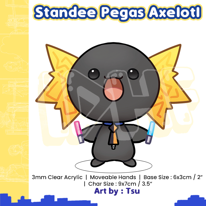 

Standee Pegas Axelotl - Standee Hololive - Tsu