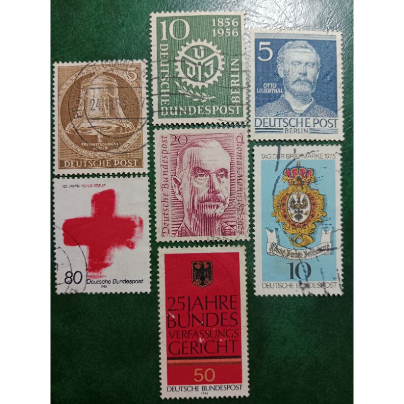 

Prangko Jerman 7 Pcs Used Campur