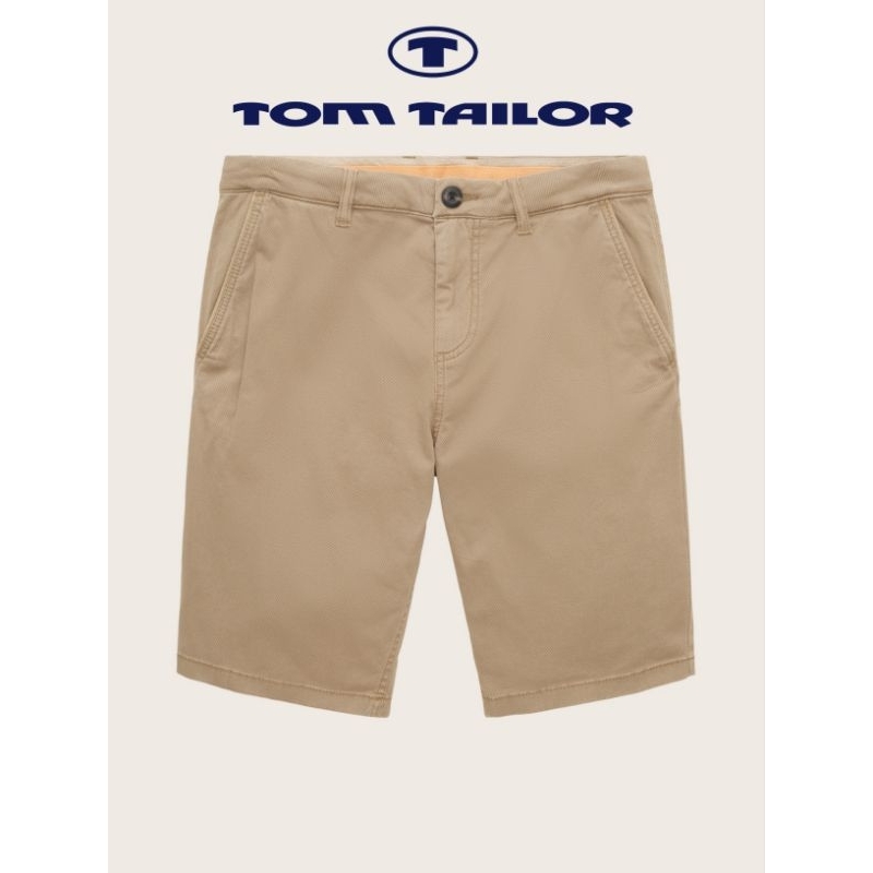 Celana Pendek Tom Tailor Chino Reguler Fit Pria Celana Pendek Cowok di bawah Lutut Original By Tom t