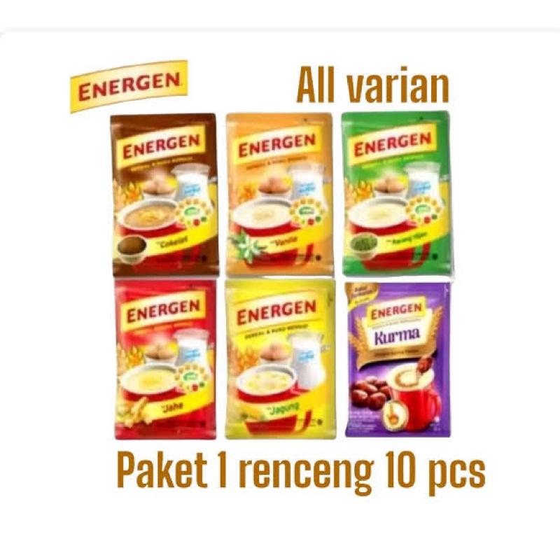 

Energen 1 renceng all varian