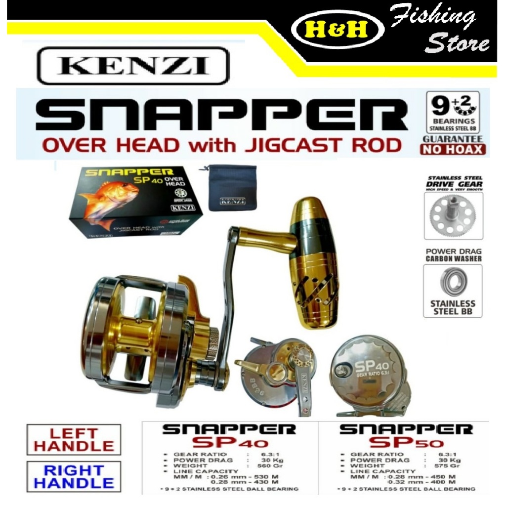 REEL OH KENZI SNAPPER SP 40/50