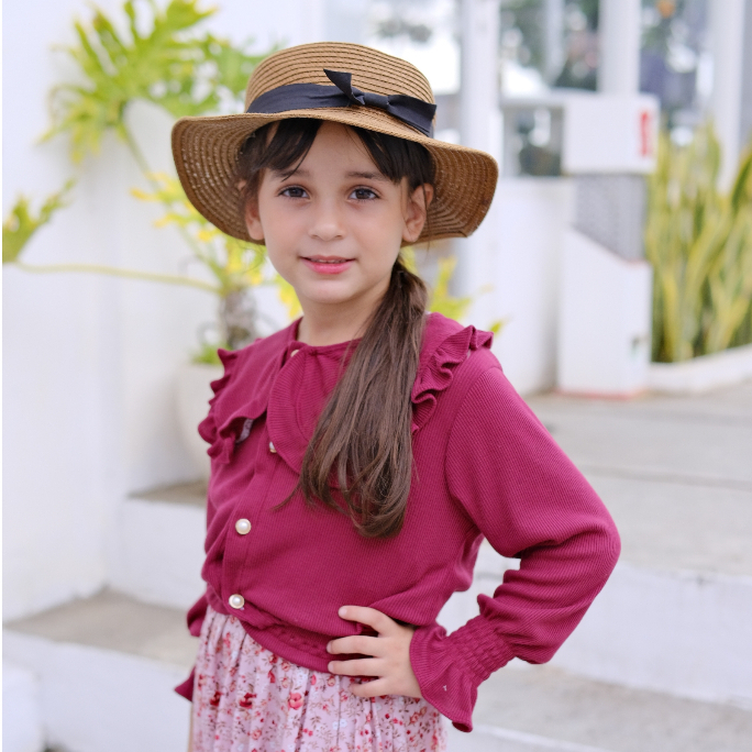 Gamis 2in1 knit anak 2-10th Gamis Anak BELLA Baju Muslim