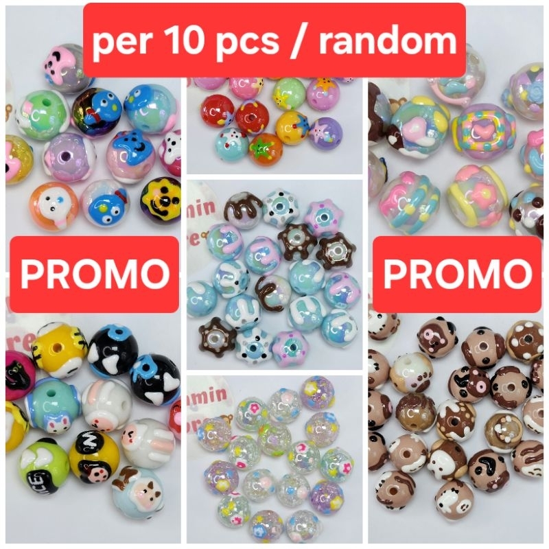 Manik Premium PAINTED BEADS / Luxury Beads - MSC020