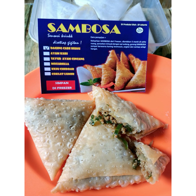

SAMBOSA DAGING CABE HIJAU