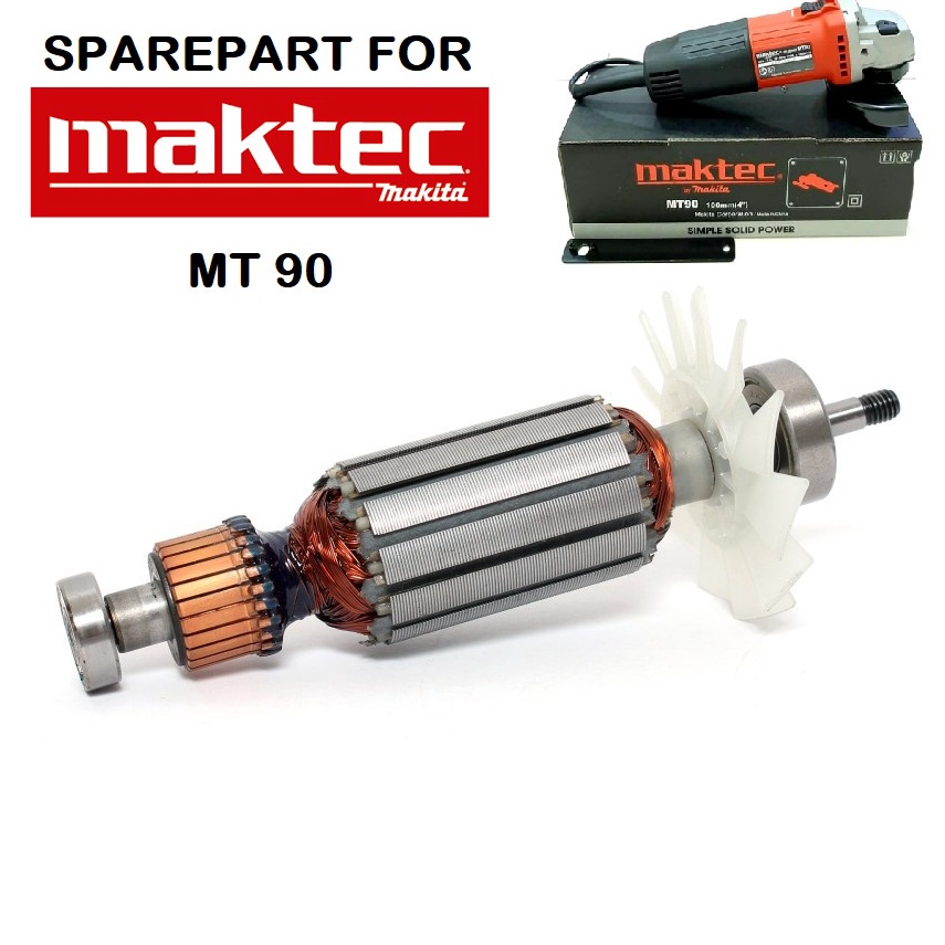 Sparepart Armature  Gulungan Dinamo Gerinda Maktec MT9  MT 9  MT 91A e Terbaru