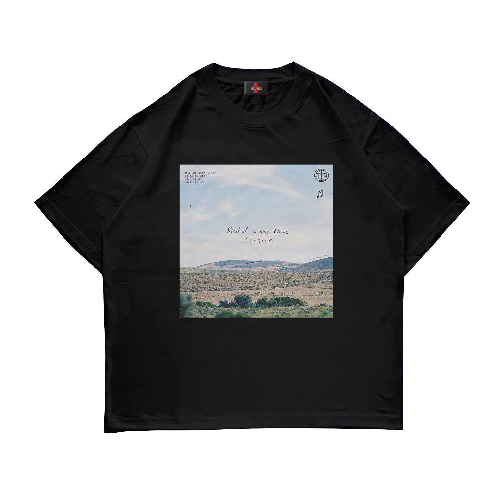 STARPERSON | KAOS VANSIRE KINDA OF A NICE TIME BLACK 24S | UNISEX | GRUNGE | Y2K | METAL | BOOTLEG |