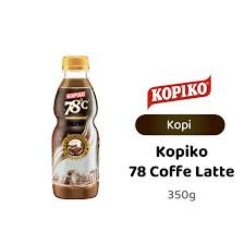 

Kopiko 78 coffe latte botol 240ml