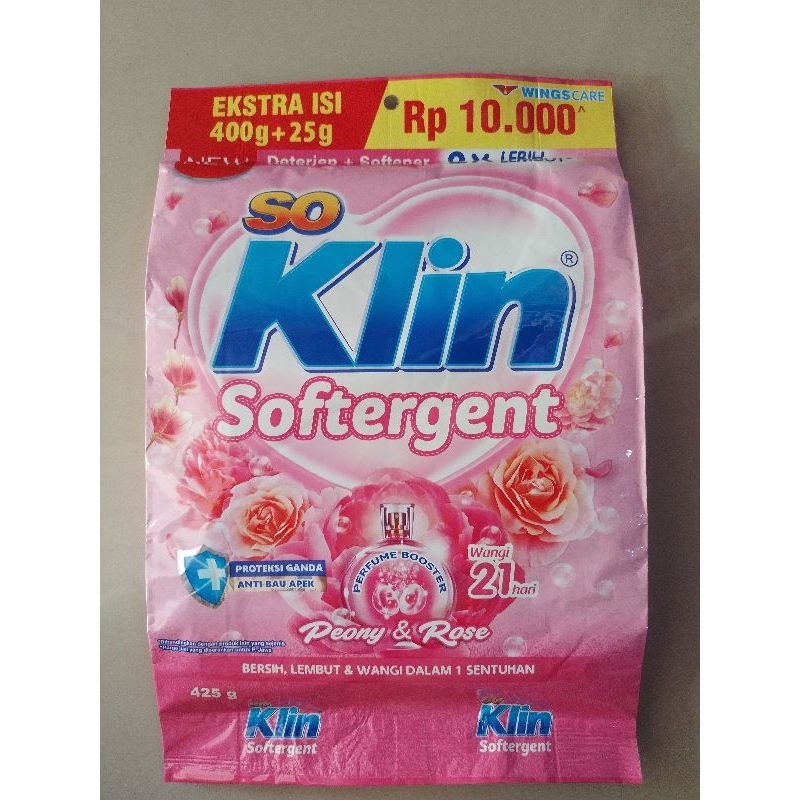 SO KLIN/SOKLIN SOFTENER/DETERJEN/DETERJEN BUBUK