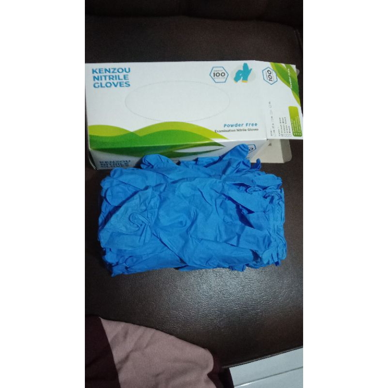 Sarung tangan nitrile isi 100