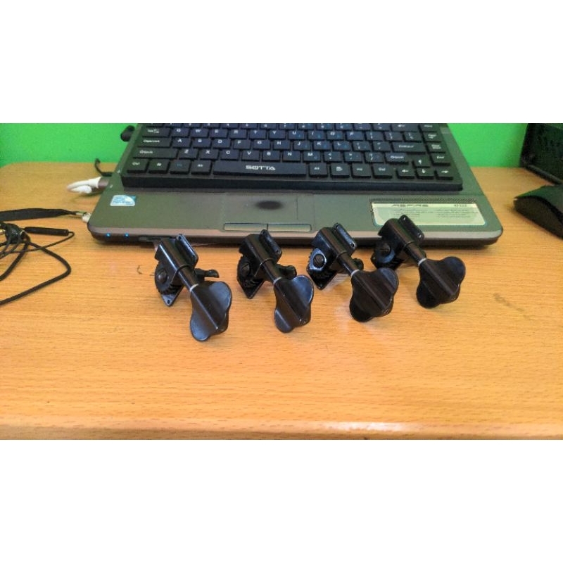 dryer tuning peg bass hitam
