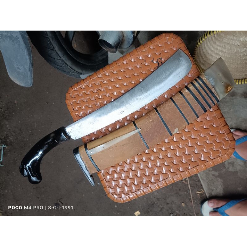 gagang bedog tanduk sapi 45 cm