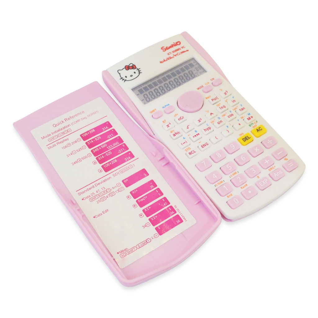

KALKULATOR HELLO KITTY PINK KALKULATOR SCIENTIFIC KT-350 MS VC CALCULATOR