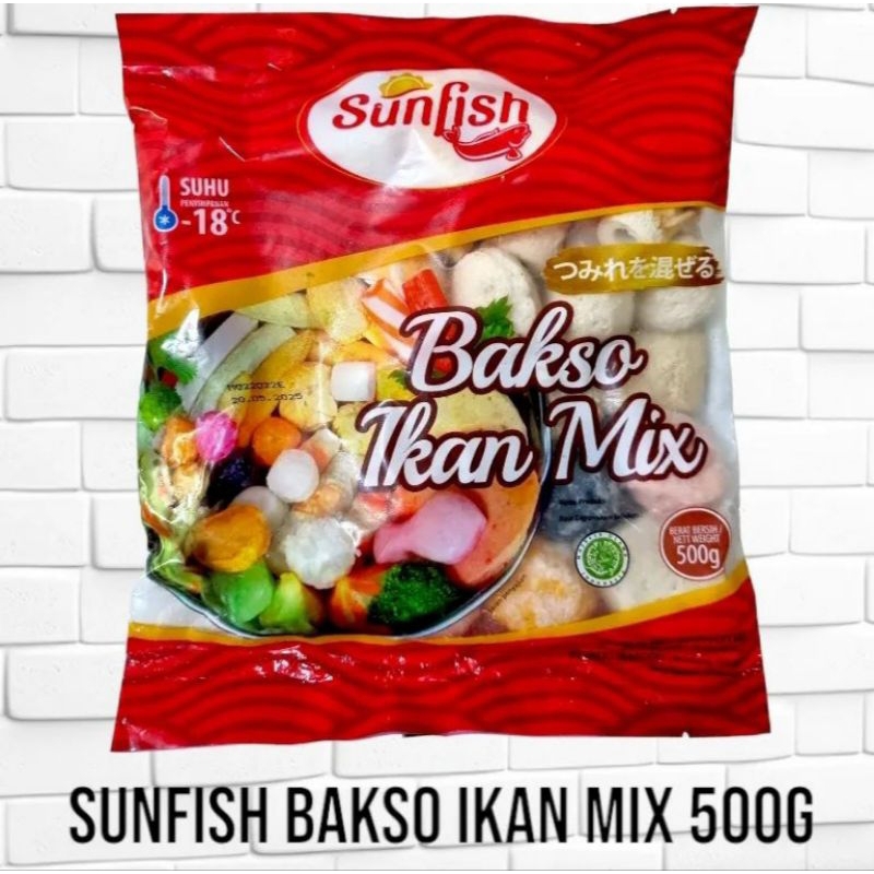 

Sunfish bakso ikan mix 500gr