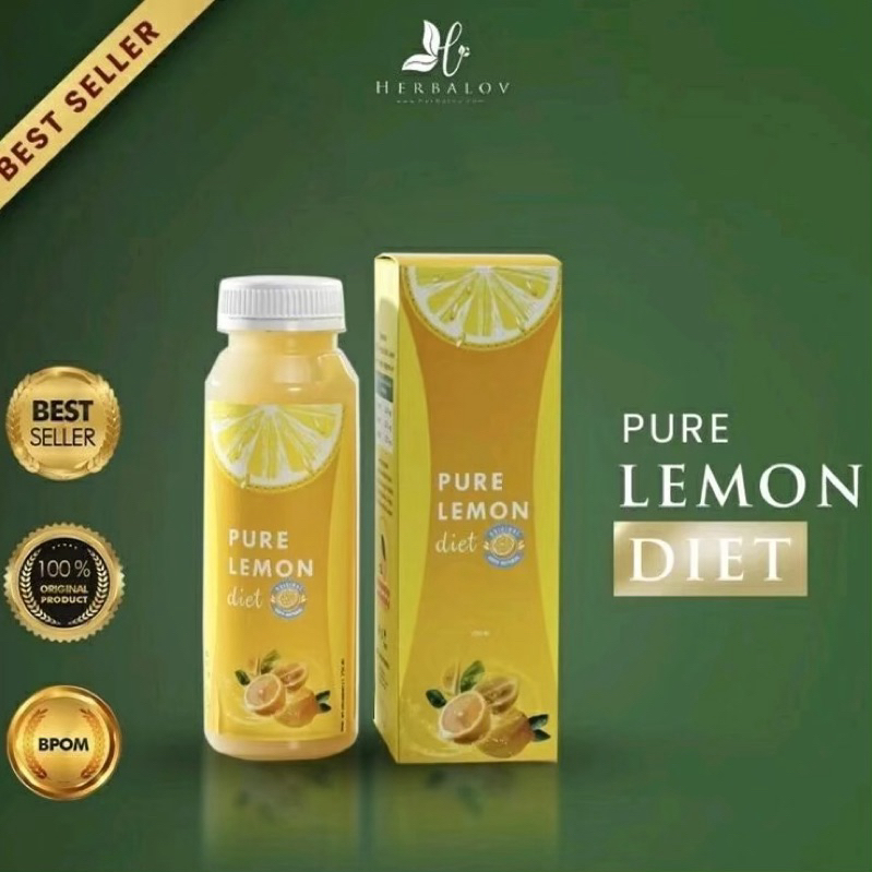 

[HERBALOV] PURE LEMON DIET HERBAMOUR SEGAR MURNI SEHAT