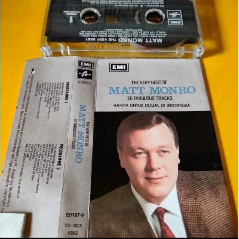 KASET PITA 11- THE VERY BEST OF MATT MONRO- 20 FABULOUS TRACKS