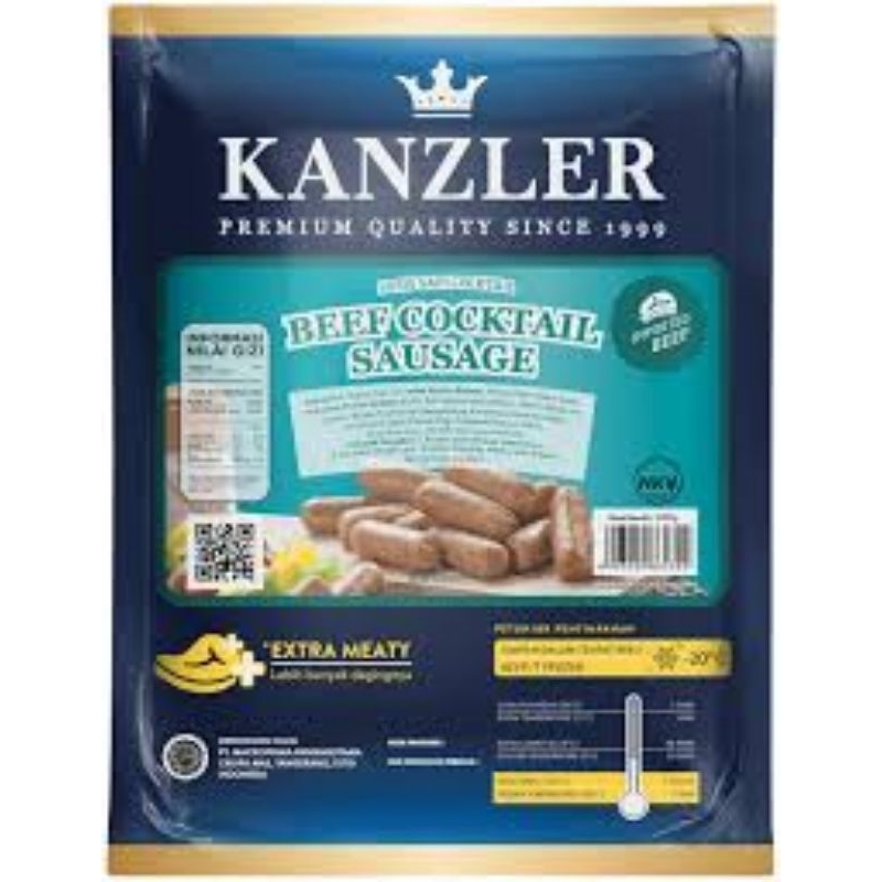 

Kanzler Beef Cocktail 500gr / Sosis Sapi Koktail 500gr