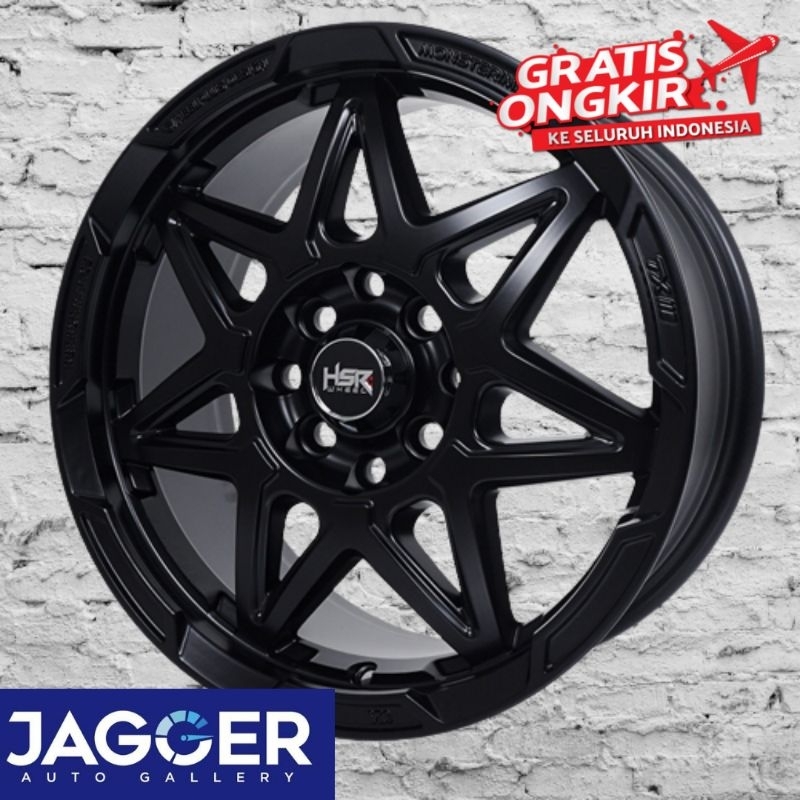 Velg mobil jambi hsr tragah ring 15 warna hitam kota jambi