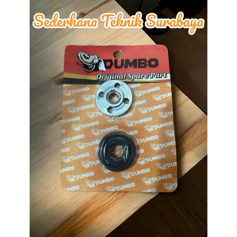 Reng Gerinda 9500 / 2350 / Inner & Outer Flange / Ring Gerinda Mur Pengunci Baut Mata Pisau Gerinda 