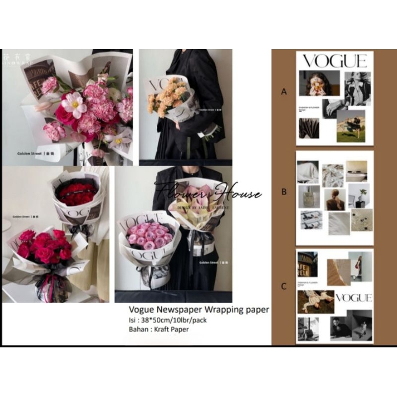 

(Lembaran) Vogue Newspaper paper