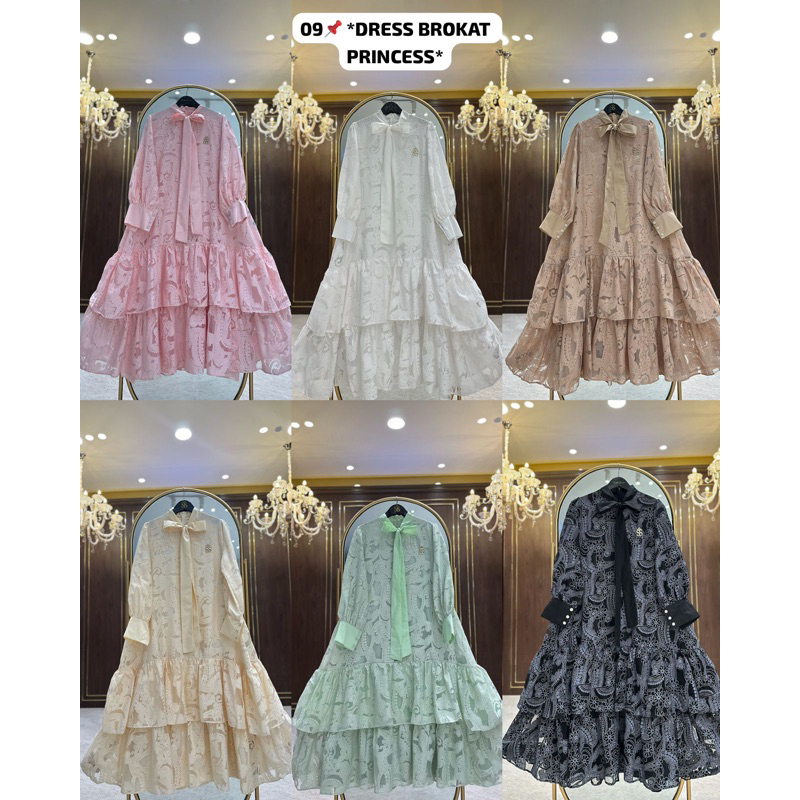 Shellasaukia Dress Brokat princes