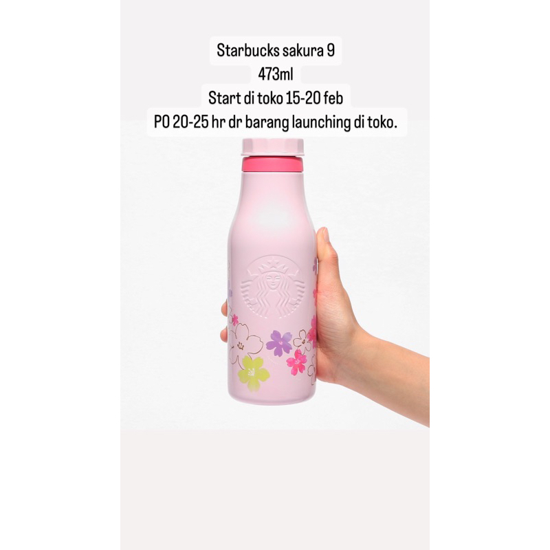 PO Jepang- tumbler starbucks jepang, sakura, NEW YEAR, summer, autumn  - starbucks CHRISTMAS