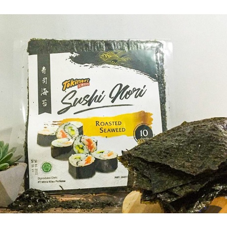 

KODE GD6WY TOKINORI SUSHI NORI 1 LEMBAR 25 GR HALAL ROASTED SEAWEED RUMPUT LAUT KIMBAP SUSHI 1 SHEET JEPANG