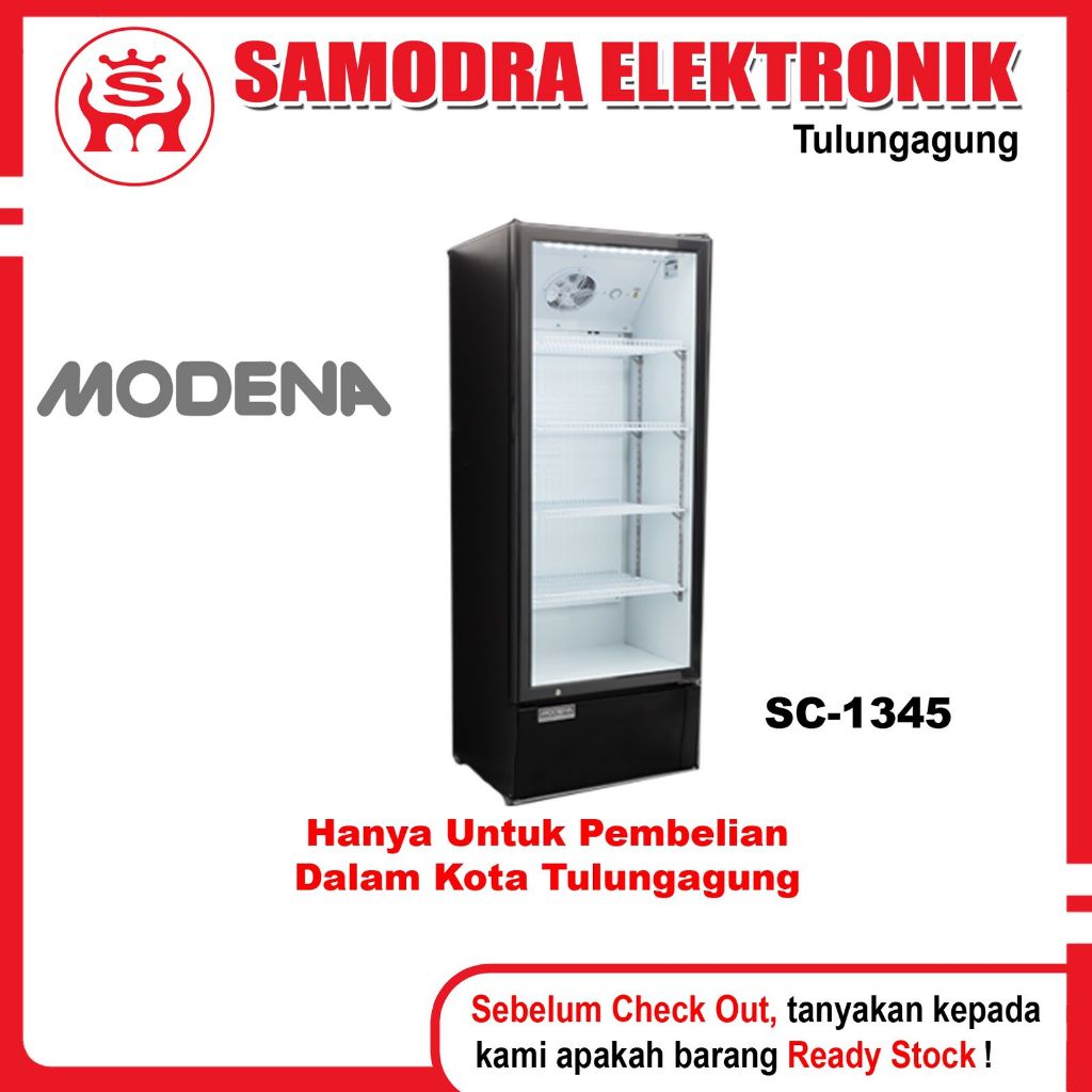 Modena SC1345 Showcase Cooler FINESTRA 340 L