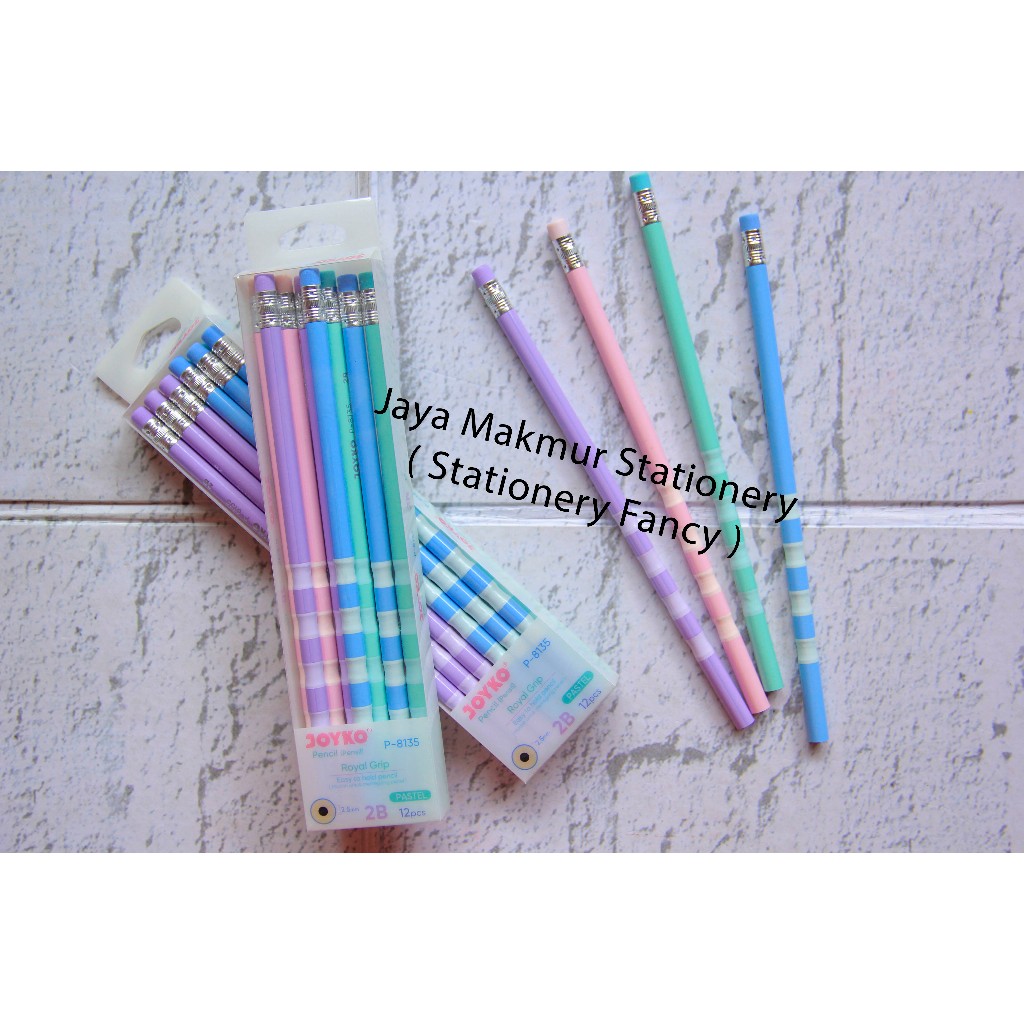 

Pensil Joyko 2B Pastel P-8135 Royal Grip (1 lusin)