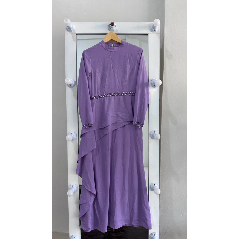 Dress pesta lilac. Ld 95