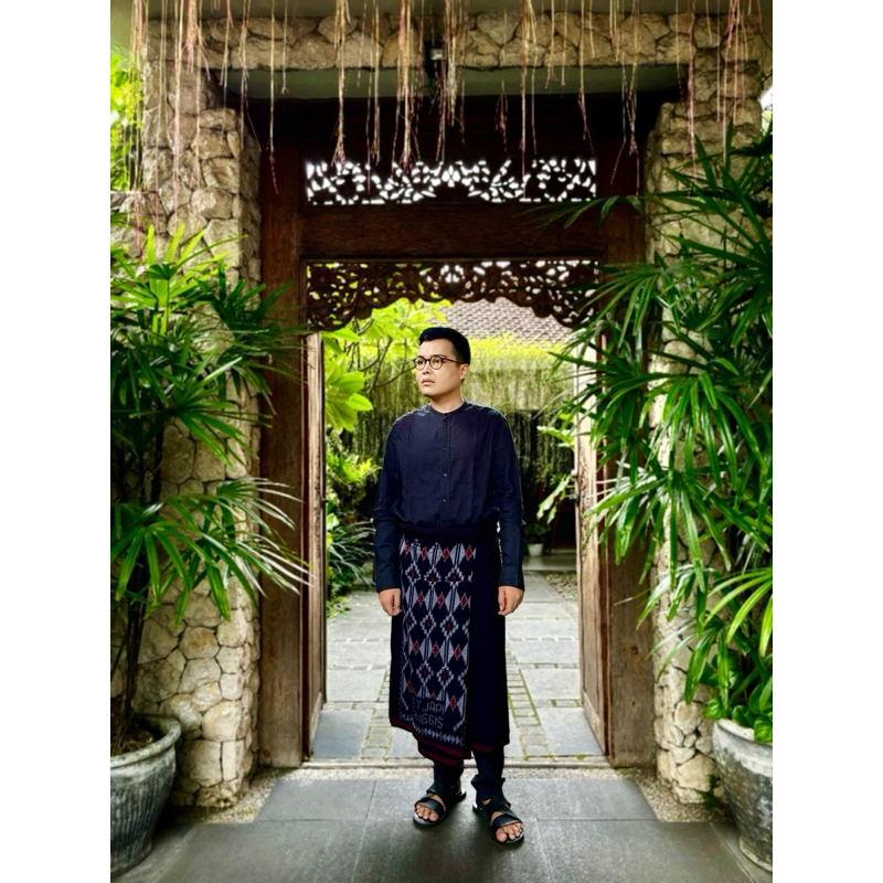 Sarung Goyor Kain Goyor Ketjapi Manggis Polos motif premium ASLI Rayon bukan printing