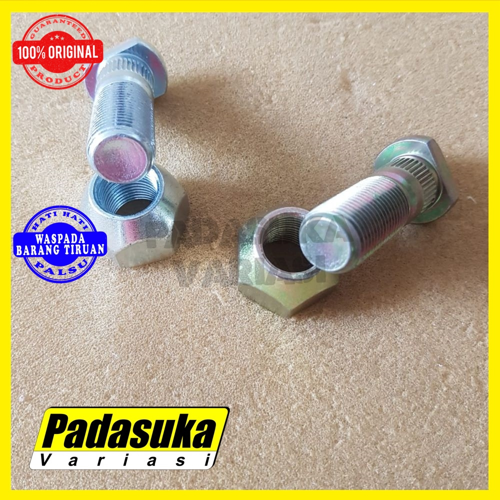Baut Roda Engkel PS100 Canter Depan Belakang Original Baut Mur 1 SET