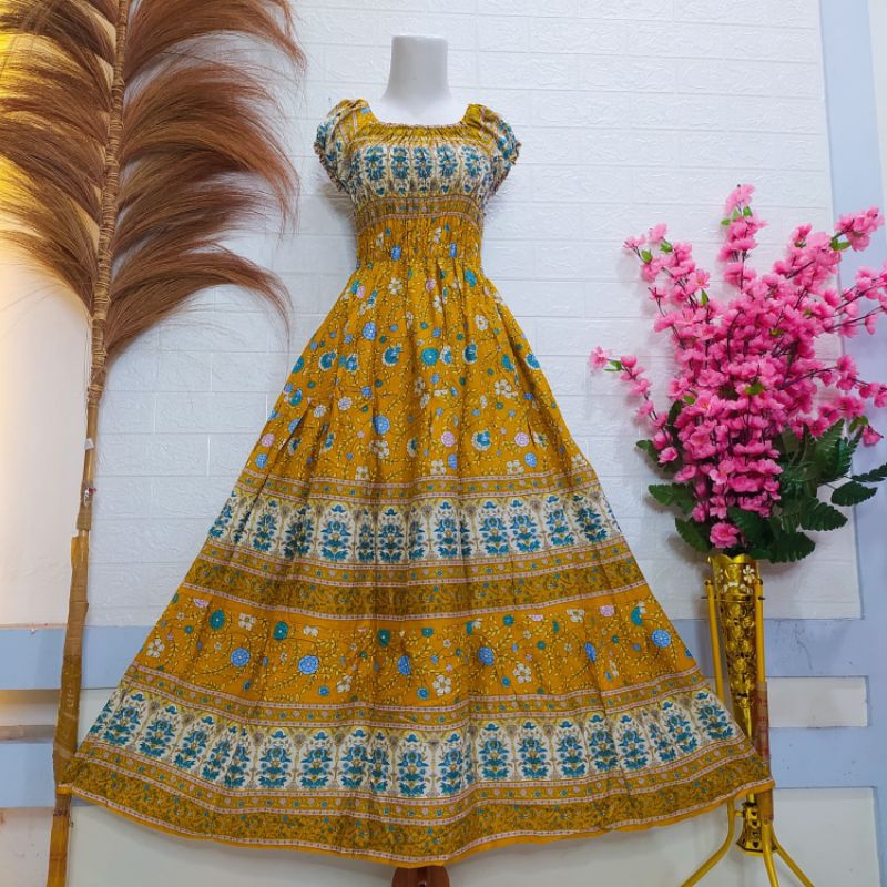 Canda Biasa/ daster bunga / daster batik/ daster panjang / long dress/ daster adem