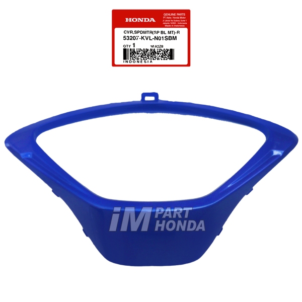 53207-KVL-N01SBM Cover List Spedo Meter Supra X 125 Batman 2007 - 2013 Biru