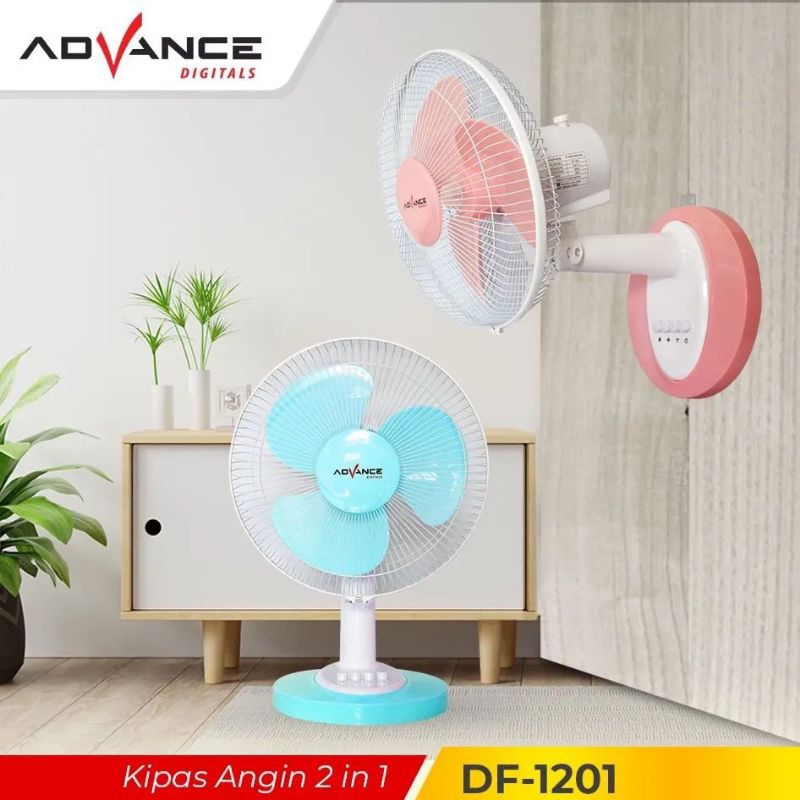 KIPAS ANGIN ADVANCE DF-1201, KIPAS ANGIN DUDUK & DINDING