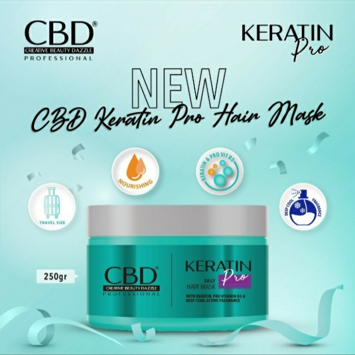 CBD KERATIN PRO HAIR MASK 250GR/CBD KERATIN PRO HAIR MASK/HAIR MASK KERATIN CBD