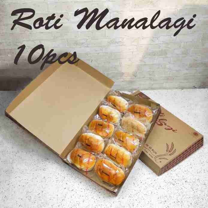 

Roti Manalagi 1 Box / Oleh - oleh Khas Bandung / Roti Tanpa Pengawet / Roti Sehat