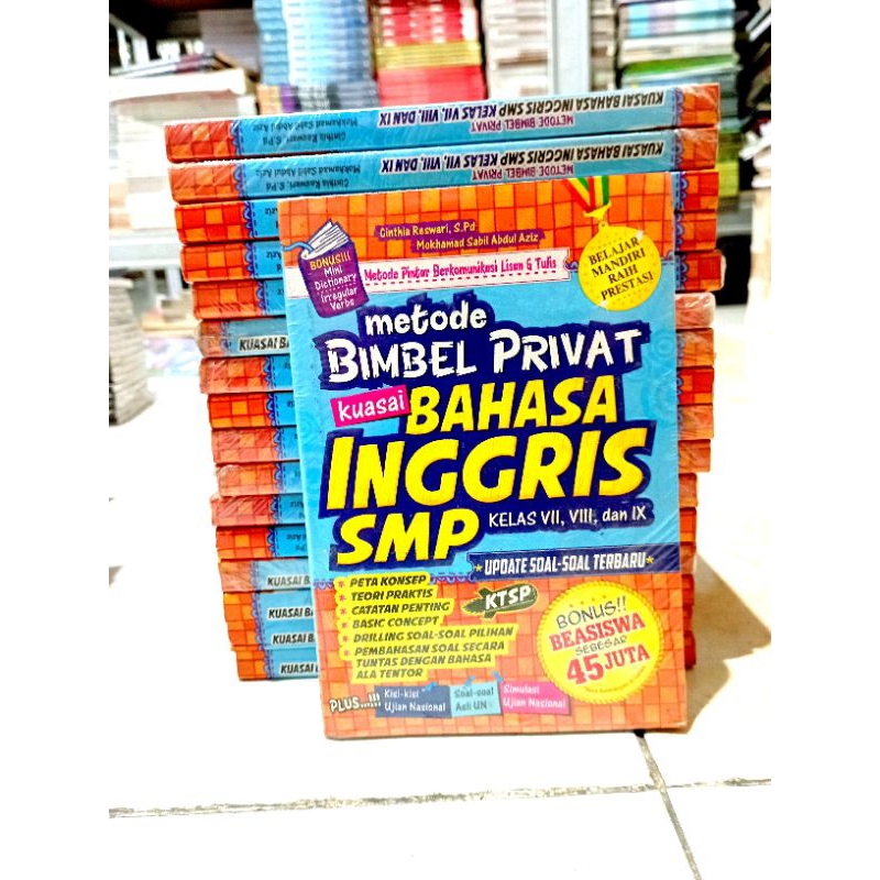 BUKU SOAL - SOAL SMP // METODE BIMBEL KUASAI BAHASA INGGRIS SMP // ORIGINAL