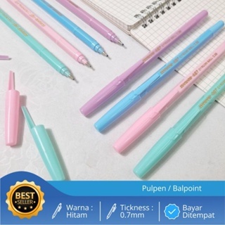 

Standard Pulpen / Ballpoint AE7 Zyrcon Tinta Hitam Tip 0.38mm